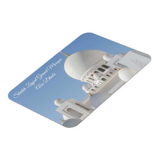 Abu Dhabi | Sheik Zayed Grand Mosque Magnet (Linke Seite)