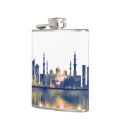 Abu Dhabi Skyline Flachmann (Links)