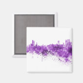 Abu Dhabi skyline Magnet (Vorderseite/Rückseite)