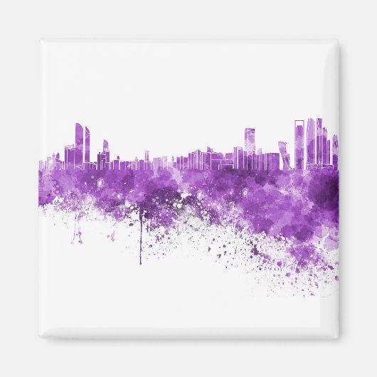 Abu Dhabi skyline Magnet (Vorne)