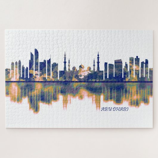 Abu Dhabi Skyline Puzzle (Horizontal)