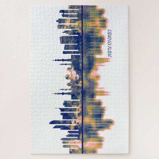Abu Dhabi Skyline Puzzle (Vertikal)