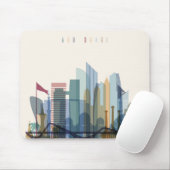 Abu Dhabi, Stadt-Skyline Arabische Emirates | Mousepad (Mit Mouse)