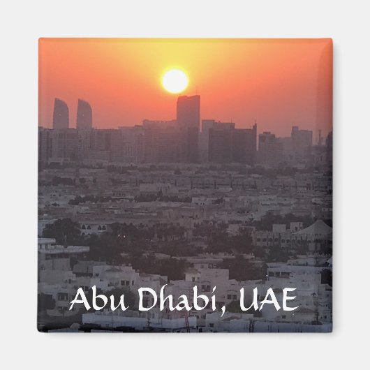 Abu Dhabi UAE Magnet (Vorne)