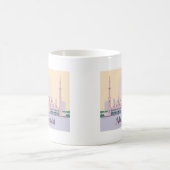 Abu Dhabi UAE Pastel Travel Kaffeetasse (Mittel)