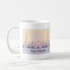 Abu Dhabi UAE Pastel Travel Kaffeetasse