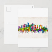 Abu Dhabi UAE Skyline Feiertagspostkarte (Vorne/Hinten)