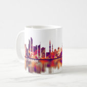 Abu Dhabi UAE Skyline Kaffeetasse (Vorderseite Links)