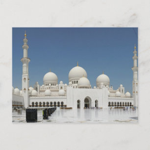 Abu Dhabi VAE Sheikh-Zayed-Großmoschee Postkarte