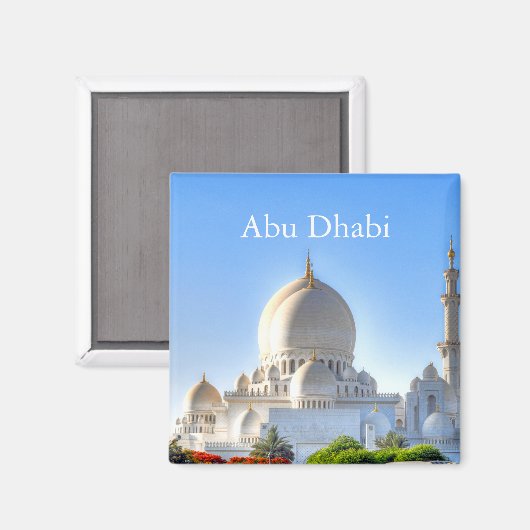 Abu Dhabi Vintage - Tourismus Magnet (Vorderseite/Rückseite)