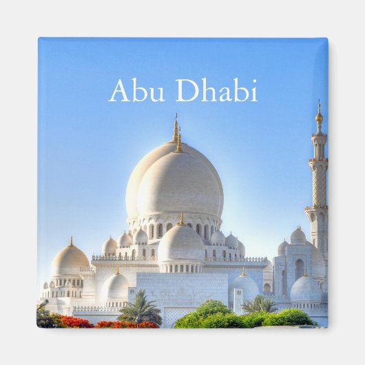 Abu Dhabi Vintage - Tourismus Magnet (Vorne)