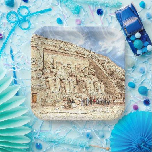 Abu Simbel 002 Pappteller (Party)