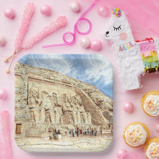 Abu Simbel 002 Pappteller (Party)