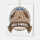 Abu Simbel Egypt Abzeichen Keramikornament (Links)