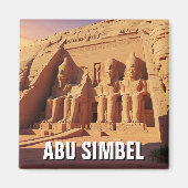 Abu Simbel Egypt Travel Magnet (Vorne)