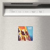 Abu Simbel Egypt Vintage Magnet (In Situ (Geschirrspüler))