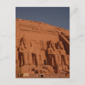 abu simbel kings postkarte