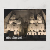 Abu Simbel Postkarte (Vorderseite)