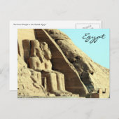 abu-Simbel Postkarte (Vorne/Hinten)