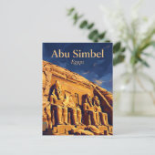 Abu-Simbel-Tempel Ägypten Postkarte (Stehend Vorderseite)