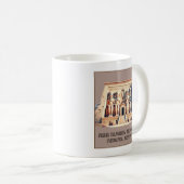 Abu Simbel Temple in Aswan, Ägypten Kaffeetasse (VorderseiteRechts)