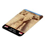 Abu Simbel Temple & Pharaoh Statuen /Ancient Ägypt Magnet (Linke Seite)