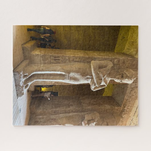 Abu Simbel Temple Statue Ägypten Puzzle (Horizontal)