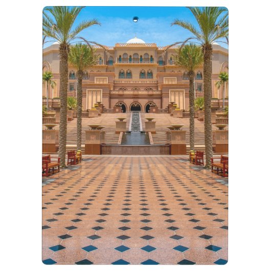 Abudhabi - Palast Klemmbrett (Rückseite)