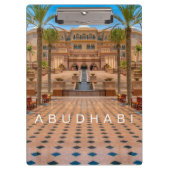 Abudhabi - Palast Klemmbrett (Vorderseite)