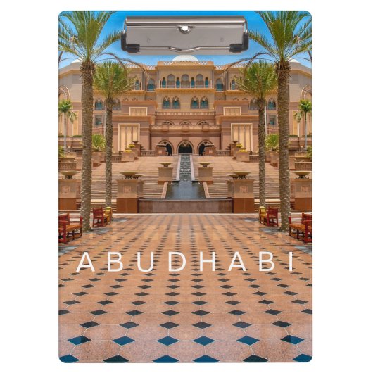 Abudhabi - Palast Klemmbrett (Vorderseite)
