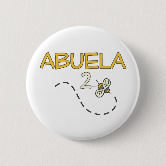 Abuela 2 Biene Button (Vorderseite)