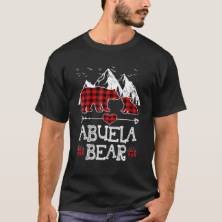 Abuela Bear Pajama Red Buffalo Xmas Funny Family C T-Shirt