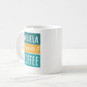Abuela braucht Kaffee-Tasse Kaffeetasse (Vorderseite Links)
