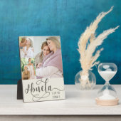 Abuela Calligraphy I Liebe You 3 Foto Creme Olive Fotoplatte (Seite)