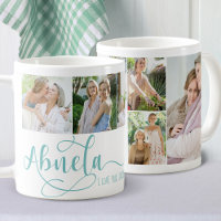 Abuela Calligraphy I Liebe You 6 Foto Kaffee Tasse