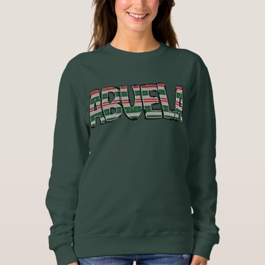 Abuela Christmas Sweatshirt (Vorderseite)