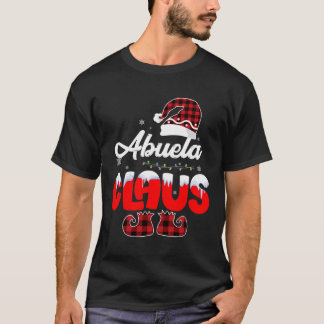 Abuela Claus Santa Christmas Matching Familie Paja T-Shirt