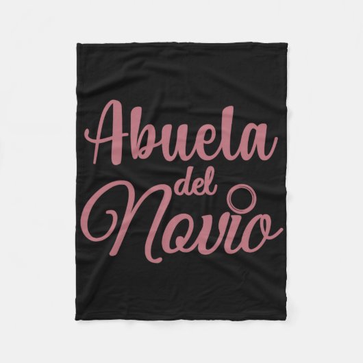 Abuela Del Novio Fleecedecke (Vorderseite)