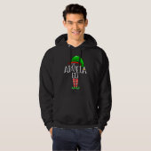 Abuela Elf Family Matching Group Christmas Squ Hoodie (Vorne ganz)
