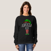 Abuela Elf Family Matching Group Christmas Squad Sweatshirt (Vorne ganz)