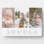 Abuela | Entenkinder - FotoCollage Fotoplatte (Vorderseite)