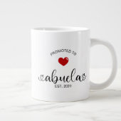 Abuela Established New Grandmother Gift Jumbo-Tasse (Rechts)