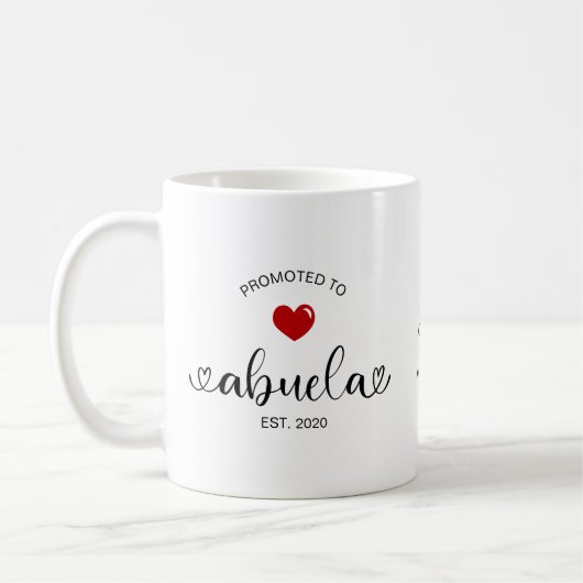 Abuela Established New Grandmother Gift Kaffeetasse (Links)
