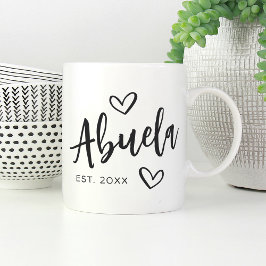 Abuela Jahr gegründet Oma Kaffeetasse