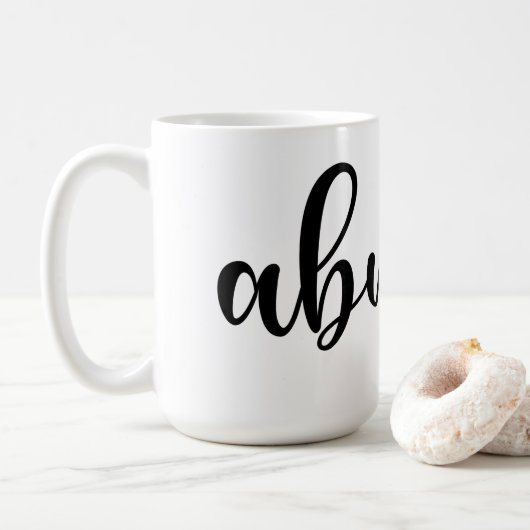 Abuela mit herzlicher Tasse (Mit Donut)