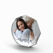 Abuela Oma Script Overlay Fotoblock (Rechts)