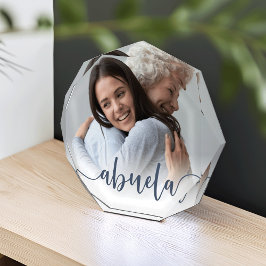 Abuela Oma Script Overlay Fotoblock