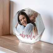 Abuela Oma Script Overlay Fotoblock