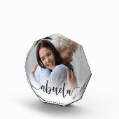 Abuela Oma Script Overlay Fotoblock (Rechts)