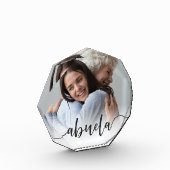 Abuela Oma Script Overlay Fotoblock (Links)
